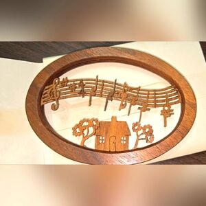 Vintage Marlow Woodcuts silent nights handcarved silhouettes